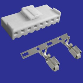 PHU2-08 pitch 3.96 mm+terminal, Разъём питания низковольтный PHU2-08 шаг 3.96 мм+клеммный,8 контактов