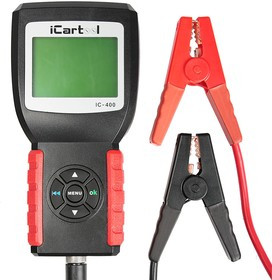Тестер аккумуляторных батарей (АКБ) 12/24V iCartool IC-400