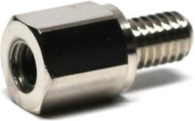 D121073-41, Connector Accessories Jack Post Straight Brass Nickel