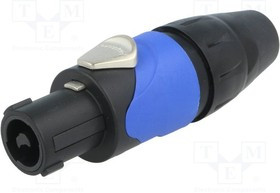 SP-2-FBS, Вилка, для громкоговорителей, "мама", PIN 2, на провод, 30А, 133В