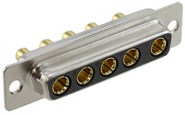 681M5W5203L001, D-Sub Mixed Contact Connectors STD POWER-D 5W5 40A VERT FEMALE 681M5W5203L001, D-Sub Mixed Contact Connectors STD POWER-D 5W5 40A VERT FEMALE