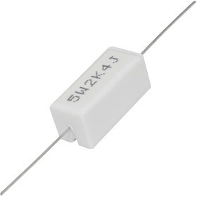 RX27-1 2.4 кОм 5W 5% / SQP5, Мощный постоянный резистор , керамо-цементный корпус