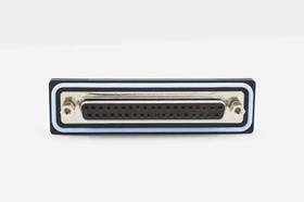 CDFR7W2213L411, CDFR 7 Way PCB D-sub Connector Socket, 2.77mm Pitch, with 4-40 Screw Locks