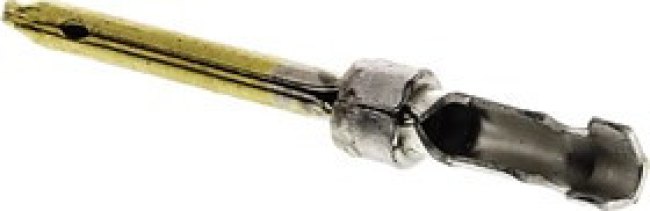 166294-1, AMPLIMITE HD-20 Series, size 20 Male Crimp D-sub Connector Contact, Gold Pin, 28 24 AWG