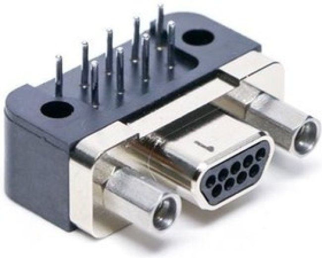 MWDM2L-9PCBRP-.110, D-Sub Micro-D Connectors MICRO D