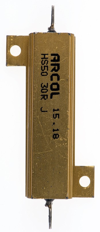 HS50 30R J, Wirewound Resistor 50W, 30Ohm, 5%