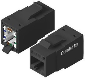 RV6IJ2UBK-B24, Modular Connectors / Ethernet Connectors INDUS REVConn CAT6 Jack Black