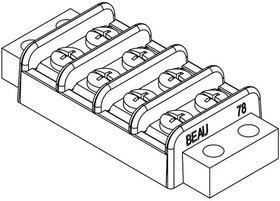 38780-0124, Barrier Terminal Blocks CB BTS STD 24 ASY