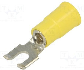 KEYS8251, Наконечник: вилка, M3,5, d: 3,66мм, обжим, на провод, изолированный