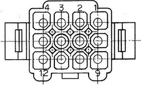 15-31-1122, Headers &amp; Wire Housings 4.80 RECPT HSG 12P