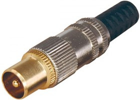 FD-03158-G, Штекер TV "никель" зол. (OBSOLETE)