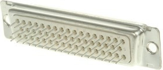 DD50S364TLF, D 50 Way Through Hole D-sub Connector Socket, 2.76mm Pitch