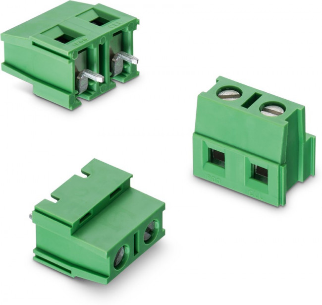 691216910002, Fixed Terminal Blocks WR-TBL 300VAC 14A 2P Straight