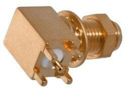 142-0701-551, RF Connectors / Coaxial Connectors PC R/A BLHD JCK GLD .110" LEGS 142-0701-551, RF Connectors / Coaxial Connectors PC R/A BLHD JCK GLD .110" LEGS