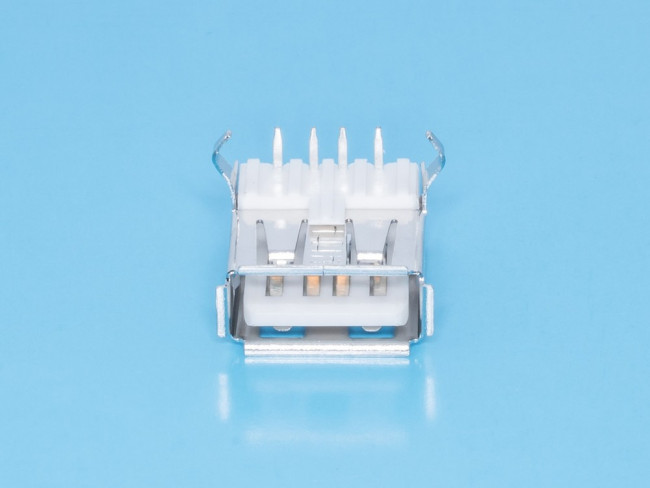 USBA-1J, Разъем USB, тип A, гнездо на плату USBA-1J, Разъем USB, тип A, гнездо на плату