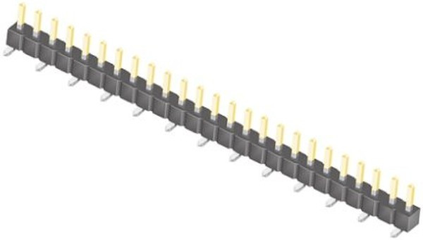 TSM-125-01-L-SV, TSM Series Straight Surface Mount Pin Header, 25 Contact(s), 2.54mm Pitch, 1 Row(s), Unshrouded TSM-125-01-L-SV, TSM Series Straight Surface Mount Pin Header, 25 Contact(s), 2.54mm Pitch, 1 Row(s), Unshrouded