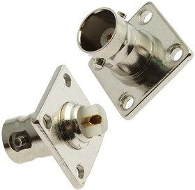 BNC-BJ2, BNC гнездо на приборный блок 4 винта, крепеж. отверст. с резьбой