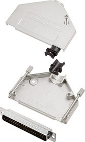 L17DTZK37+L717SDC37P, Разъем D Sub, With Backshell, DB37, Standard, Штекер, DTZK, 37 контакт(-ов), DC, Solder Cup L17DTZK37+L717SDC37P, Разъем D Sub, With Backshell, DB37, Standard, Штекер, DTZK, 37 контакт(-ов), DC, Solder Cup