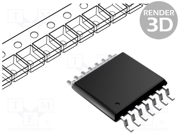 74AHCT125T14-13, IC: digital; buffer,non-inverting; Ch: 4; SMD; TSSOP14; AHCT; 40uA 74AHCT125T14-13, IC: digital; buffer,non-inverting; Ch: 4; SMD; TSSOP14; AHCT; 40uA