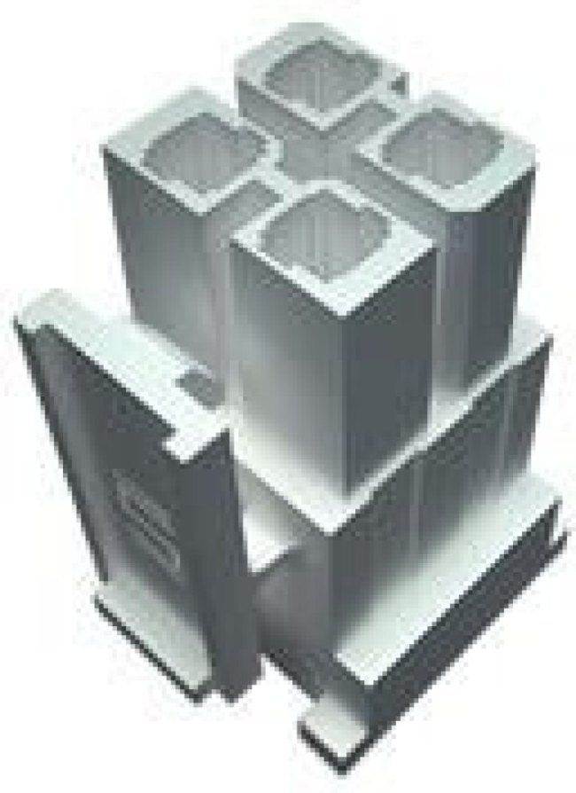 IPBD-04-D, Heavy Duty Power Connectors .165 Power Mate Discrete Wire Socket Housing