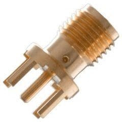 142-0701-201, RF Connectors / Coaxial Connectors PCB STRAIGHT JACK 50ohm .155" LEGS GLD