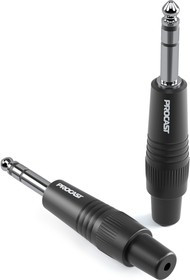 PROCAST cable TRS-6.3/6/M/S Разъем TRS Jack 6,3mm (male), STEREO/BALANCE, черный
