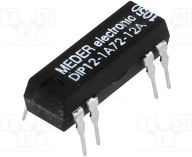 DIP12-1A72-12A, Реле герконовое SPST-N