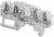 1SNK705710R0000, Клеммная колодка на DIN рейку, 4 вывод(-ов), 12 AWG, 2.5 мм², Зажим, 1 А