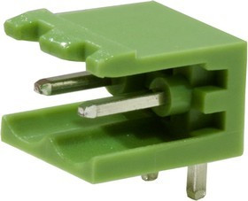 KLS2-EDR-5.00-02P-4 (2EDGR-5.0-02P-14), Клеммник, 2-контактный 5мм, угловой