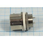 Разъем (быстроразъемный) XS12K2P-M вилка, контакты 2P, диаметр B12, монтаж на блок, XS12K2P-M