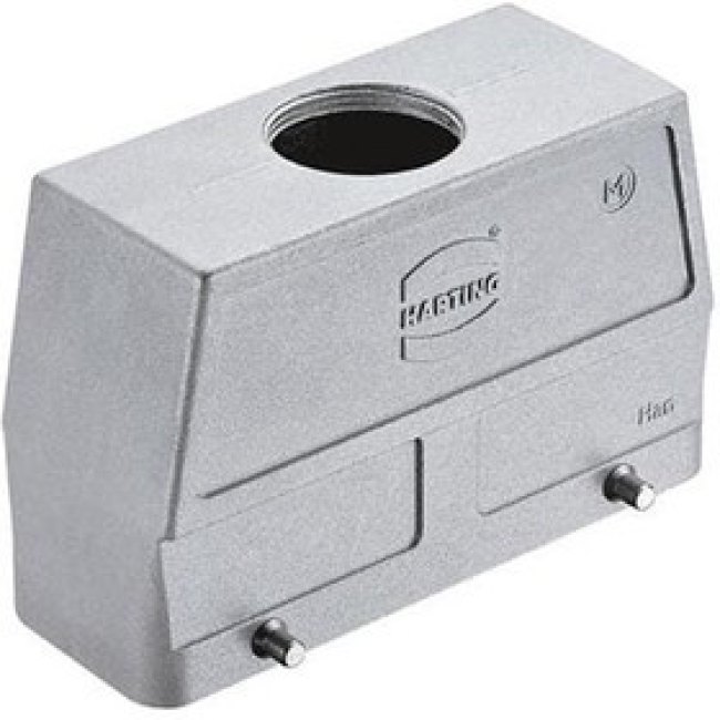 19628240427, Heavy Duty Power Connectors METAL HOOD HAN 24B 2 LVR LCKING