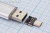 Переходник OTG штекер micro USB-гнездо USB А; №14374 штек microUSB B- OTG Flash\XYQ51218121\ [переход]\