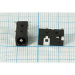 Разъем питания DC розетка, d1.7 D4.0, 3C 2C, на плату, SMD, угловой, PJ147