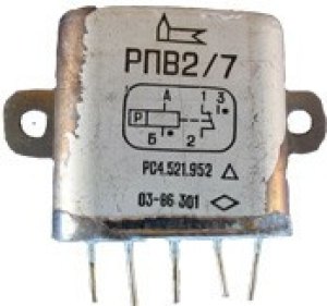 Реле 27В, РС4.521.955, РПВ2/7