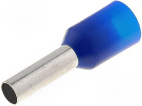 TUL-RI-02508, Втулочный, изолированный, медь, Изоляция полиамид, 2,5мм2, 8мм TUL-RI-02508, Втулочный, изолированный, медь, Изоляция полиамид, 2,5мм2, 8мм