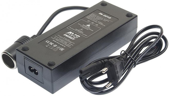 A80980S, Преобразователь напряжения 12 - 220 В 120 Вт сетевой адаптер AVS