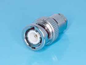 BNC-S58P, Разъем BNC вилка на кабель RG-58, пайка