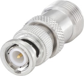 51S153-K00N5, Straight 50 RF Adapter BNC Plug to N Socket 10GHz