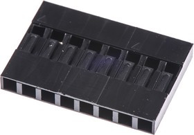 M20-1060800, M20-10 Female Connector Housing, 2.54mm Pitch, 8 Way, 1 Row