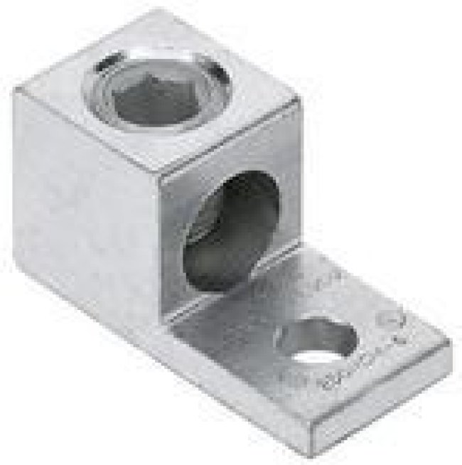 LAMA2/0-14-QY, TERMINAL, MECHANICAL LUG, 1/4IN, SCREW