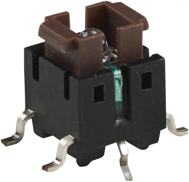 FSMIJM62AR04, Tactile Switches 6X6 ILL TACT SMT 160GF LI RED