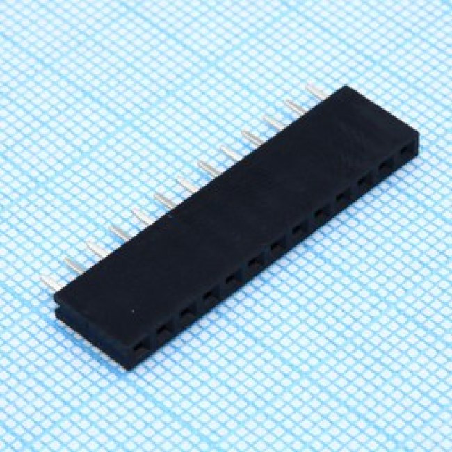DS1023-1X13S21, (PBS-13), гнездо на плату (шаг 2.54 мм) 13 контактов