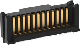 254168 / 254168-E, MicroStac Series Surface Mount PCB Header, 12 Contact(s), 0.8mm Pitch, 1 Row(s)