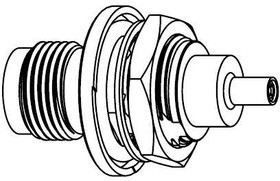 031-6219, RF Connectors / Coaxial Connectors FEMALE BULKHEAD U.FL FRONT MOUNT