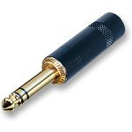 NYS 228BG, Штекер аудио 6,35мм стерео на кабель