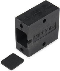 SF-ROB-12105, Крепление, Разм 29x25x12,7мм, черный, Мат.крепления пластик