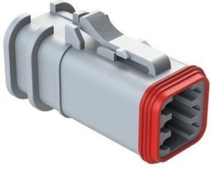 AT06-6S-OMGRY, Automotive Connectors 6 Pin Overmold Plug Socket, GREY AT06-6S-OMGRY, Automotive Connectors 6 Pin Overmold Plug Socket, GREY