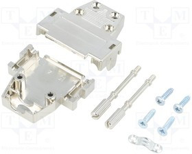 DCTL15-K, Корпус для разъемов D-Sub, D-Sub HD 26pin, прямой