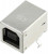670687041, Разъем USB 2.0 Type B 4 контакта шаг 2.5мм угловой монтаж в отверстие 4 терминала 1порт USB лоток