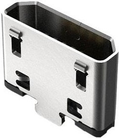 USB3160-30-0070-0-C, Разъем USB, Micro USB Типа B, USB 2.0, Гнездо, 5 вывод(-ов)